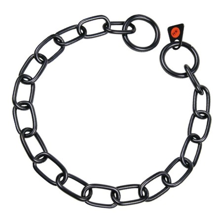 Hundehalsband Hs Sprenger Schwarz 3 mm Verbindungen Halblang 55 cm