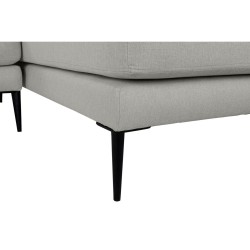 Chaise Longue DKD Home Decor Grau Polyester Metall (240 x 160 x 85 cm)