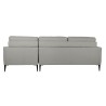 Chaise Longue DKD Home Decor Grau Polyester Metall (240 x 160 x 85 cm)