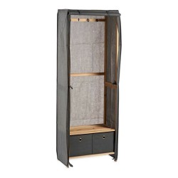 Garderobe Grau Holz Stoff... (MPN S3609911)