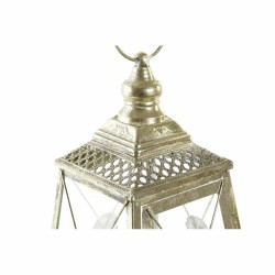 Laterne DKD Home Decor Kristall Gold Metall Araber (18 x 18 x 36 cm)