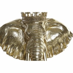 Deko-Figur DKD Home Decor Gold Elefant Kolonial 49 x 26,5 x 57 cm