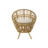 Sessel DKD Home Decor 8424001750092 natürlich Baumwolle Weiß Rattan (74 x 67 x 85 cm)