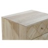 Schubladenschrank DKD Home Decor Hellbraun Metall Kiefer Paulonia-Holz natürlich Moderne 45 x 35 x 93 cm