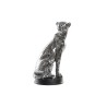 Deko-Figur DKD Home Decor Silberfarben Leopard Harz (19,5 x 16 x 31,5 cm)