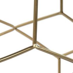 Beistelltisch DKD Home Decor Gold Metall Weiß Marmor 46 x 46 x 57 cm