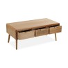 Beistelltisch Rattan Paulonia-Holz (50 x 45 x 110 cm)