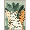 Bild DKD Home Decor 83 x 4,5 x 123 cm Tropical tiere (2 Stück)