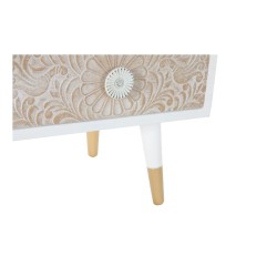 TV-Möbel DKD Home Decor 119 x 42 x 50 cm Tanne Gold Weiß Hellbraun