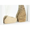 Wandspiegel DKD Home Decor Weiß natürlich Holz Kristall Holz MDF Cottage 25 x 4 x 25 cm (2 Stück)