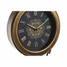 Wanduhr DKD Home Decor Schwarz Gold Kristall Eisen Pendel 27 x 7,5 x 57,5 cm (2 Stück)