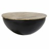 Beistelltisch DKD Home Decor Braun Schwarz Metall Mango-Holz 95 x 95 x 40 cm 93,5 x 93,5 x 40 cm