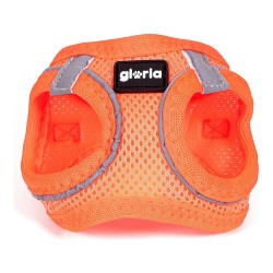 Hundegeschirr Gloria Air Mesh Trek Star Einstellbar Orange L (33,4-35 cm)