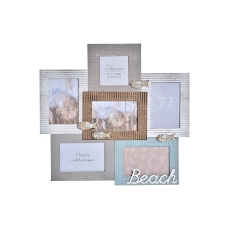 Fotorahmen DKD Home Decor Beach 46,5 x 2 x 44,5 cm Holz Matrose