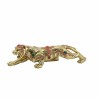 Deko-Figur DKD Home Decor 39 x 11 x 10 cm Gold Kolonial Panther