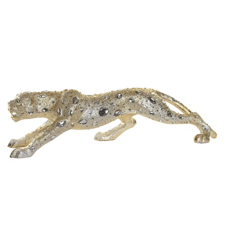 Deko-Figur DKD Home Decor Gold Leopard Kolonial 82,5 x 23 x 21 cm