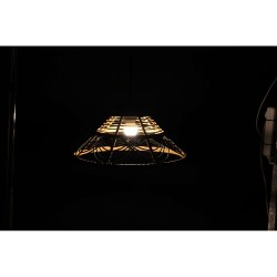 Deckenlampe DKD Home Decor Rattan zweifarbig 50 W (41 x 41 x 21 cm)