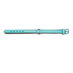 Hundehalsband Gloria Polsterung Turquoise 50 cm (50 x 2,5 cm)