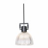 Deckenlampe DKD Home Decor Schwarz Silberfarben Metall Kristall 25,4 x 25,4 x 35,5 cm (2 Stück)