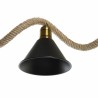 Deckenlampe DKD Home Decor natürlich Schwarz Metall Schnur 50 W (85 x 18 x 20 cm)