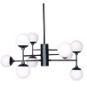 Deckenlampe DKD Home Decor Kristall Schwarz (76.2 x 76.2 x 40.64 cm)