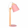 Tischlampe DKD Home Decor grün Rosa natürlich Holz Metall 50 W 220 V 18 x 20 x 45 cm 15 x 20 x 50 cm (2 Stück)