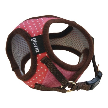 Hundegeschirr Gloria Punkte 21-29 cm Rosa S