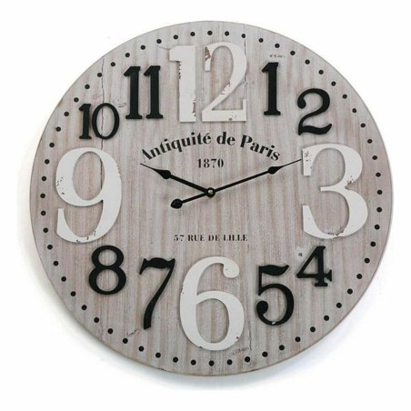 Wanduhr Versa Holz MDF (4,5 x 60 x 60 cm)