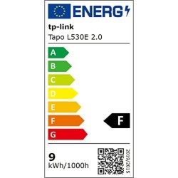 Smart Glühbirne LED TP-Link Tapo L530E Wifi 8,7 W E27 60 W 2500K - 6500K