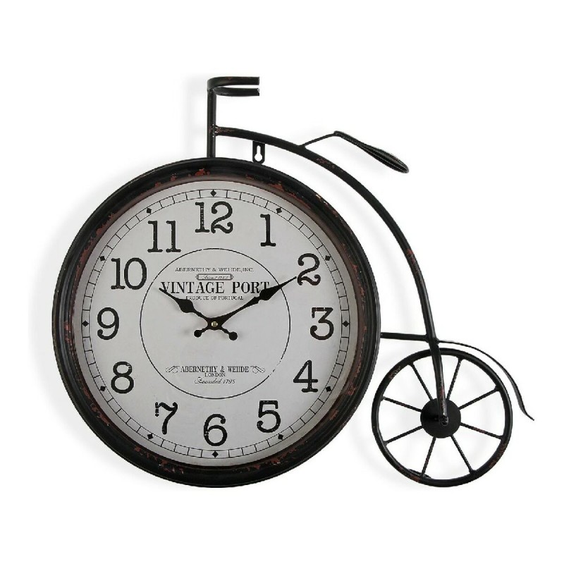 Wanduhr Versa Bicycle Metall (6 x 60 x 50 cm)