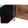 TV-Möbel DKD Home Decor 144,5 x 40 x 51 cm Schwarz Orange Recyceltes Holz Kiefer