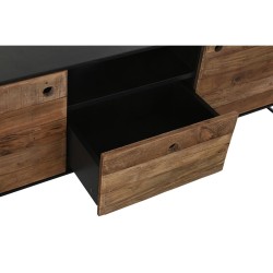 TV-Möbel DKD Home Decor 144,5 x 40 x 51 cm Schwarz Orange Recyceltes Holz Kiefer