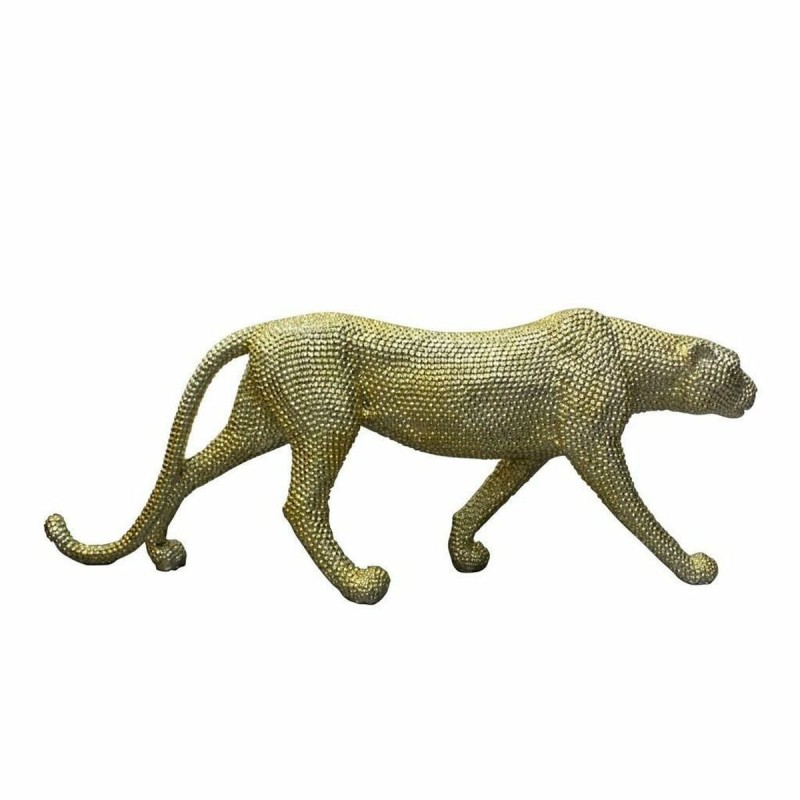 Deko-Figur DKD Home Decor Gold Leopard 120 x 23 x 44 cm