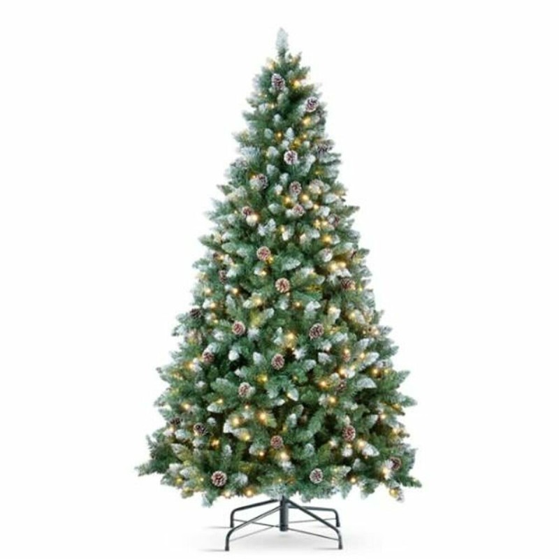 Weihnachtsbaum DKD Home Decor grün Metall Polyäthylen 80 x 80 x 150 cm 1 x 1 x 150 cm