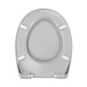 Toilettenabdeckung Cedo Kapalua Beach 46 x 38,3 x 4,9 cm Grau