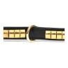 Hundehalsband Gloria Duna Schwarz Gold 45cm (45 x 2.5 cm)