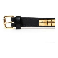 Hundehalsband Gloria Duna Schwarz Gold 50 cm (50 x 2,5 cm)