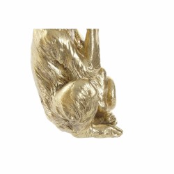 Deko-Figur DKD Home Decor Gold Harz Kolonial Affe 13 x 11 x 19,5 cm (3 Stücke)