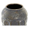 Vase DKD Home Decor Antiker Finish Grau Gold Metall Orientalisch 19 x 19 x 47 cm