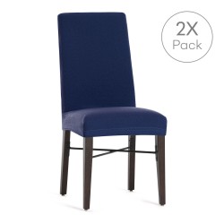 Stuhlüberzug Eysa BRONX Blau 50 x 55 x 50 cm 2 Stück