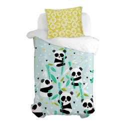 Kissenbezug HappyFriday Moshi Moshi Panda Garden Bunt 60 x 70 cm