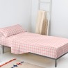 Bettwäsche-Set HappyFriday Basic Kids Vichy Rosa Einzelmatratze 180 x 270 cm 2 Stücke