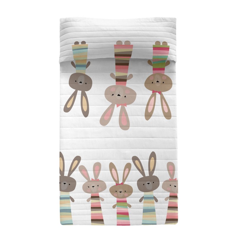 Steppdecke HappyFriday Moshi Moshi Rabbit Family Bunt 180 x 260 cm