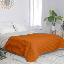 Wendbare Tagesdecke HappyFriday Basic Dash Orange 180 x 260 cm