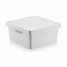 Aufbewahrungsbox mit Deckel Confortime 10 L mit Deckel karriert (6 Stück)
