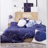 Bettdeckenbezug HappyFriday Blanc Cosmos Bunt 200 x 200 cm