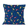 Kissenbezug HappyFriday Baleno Teen Blue Hotdog Bunt 80 x 80 cm