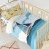 Bettbezug-Set HappyFriday Le Petit Prince Navigateur Bunt Babybettchen 2 Stücke