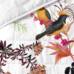 Steppdecke HappyFriday HF Birds of paradise Bunt 270 x 260 cm