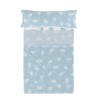 Bettwäsche-Set HappyFriday Basic Kids Clouds Blau Einzelmatratze 180 x 270 cm 2 Stücke